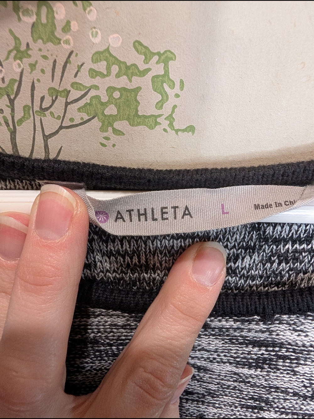 Athleta Retreat Gray Marled Long Sleeve Knit Sweater Dress - Picture 4 of 5